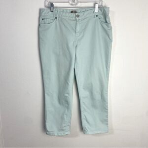 J Jill Women's‎ 12P Light Blue Crop Jeans Stretch Denim Summer Classic Casual